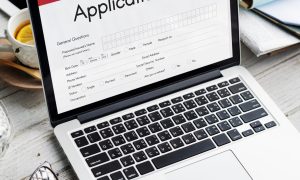 Application Form Employment Document Concept